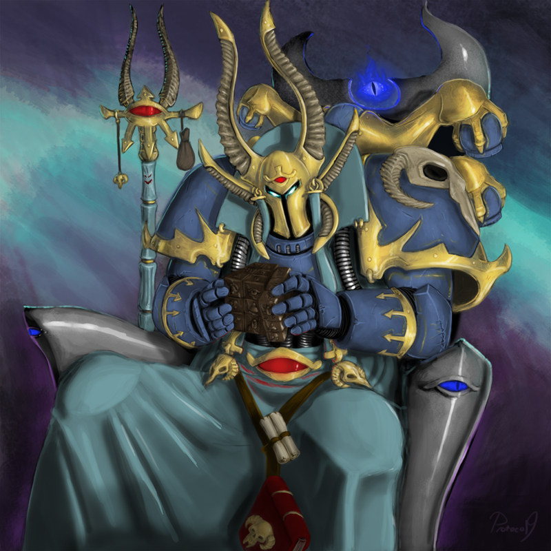 Ahriman and the Rubrics Cube by Protocol-9