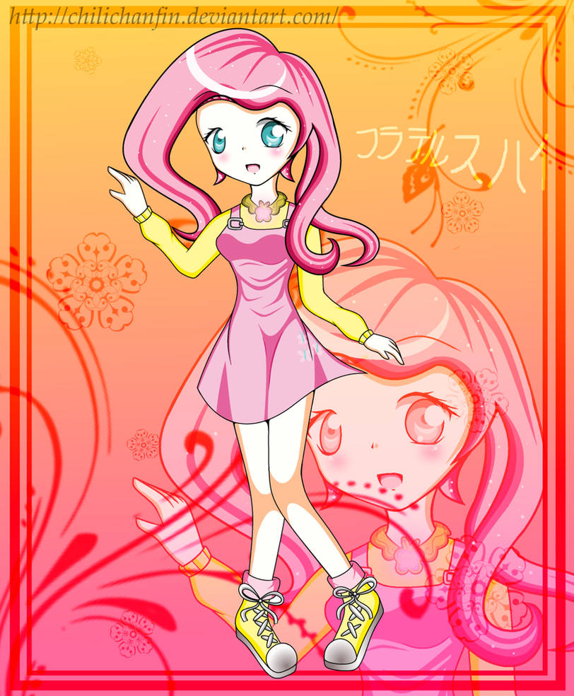 Fluttershy (Human form) by ChilichanFIN on DeviantArt