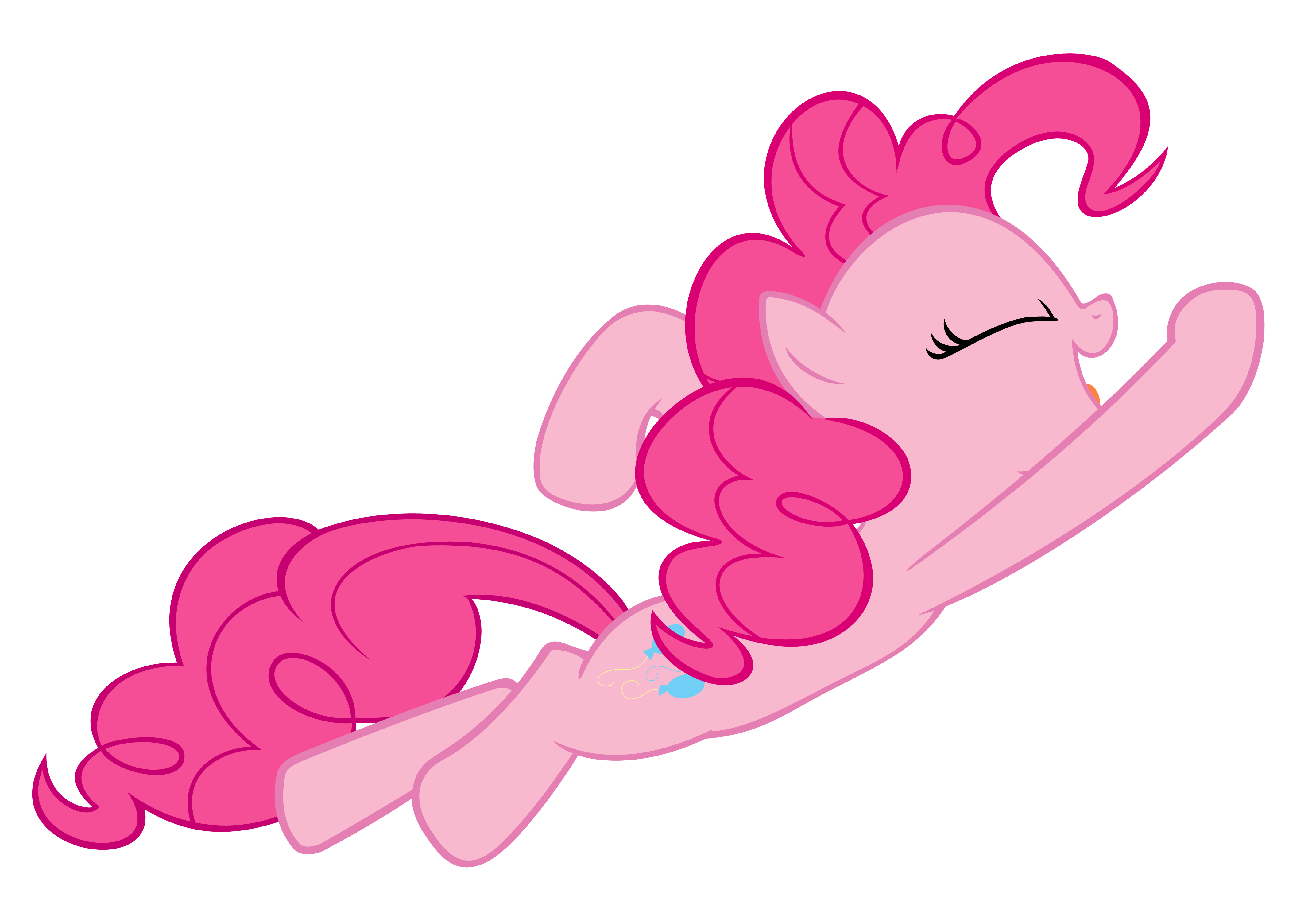 Soaring Pinkie Pie Vector