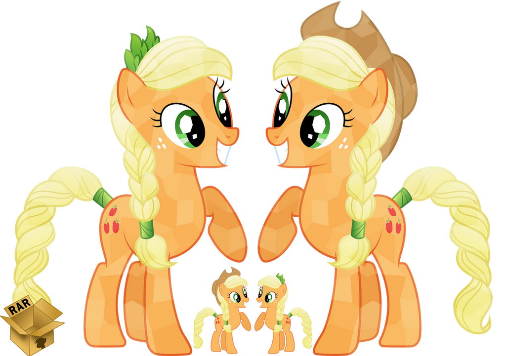 -V- Crystal Applejack by Pirill-Poveniy