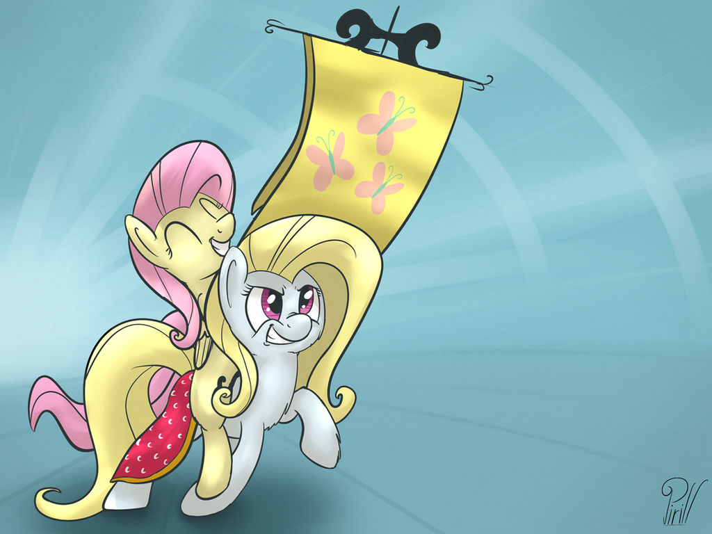 TMAC - Fluttershy and a Banner Mare.