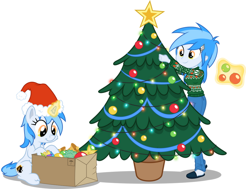 - Collab - Christmas Vector of the MLP-VC Mascot by Pirill-Poveniy