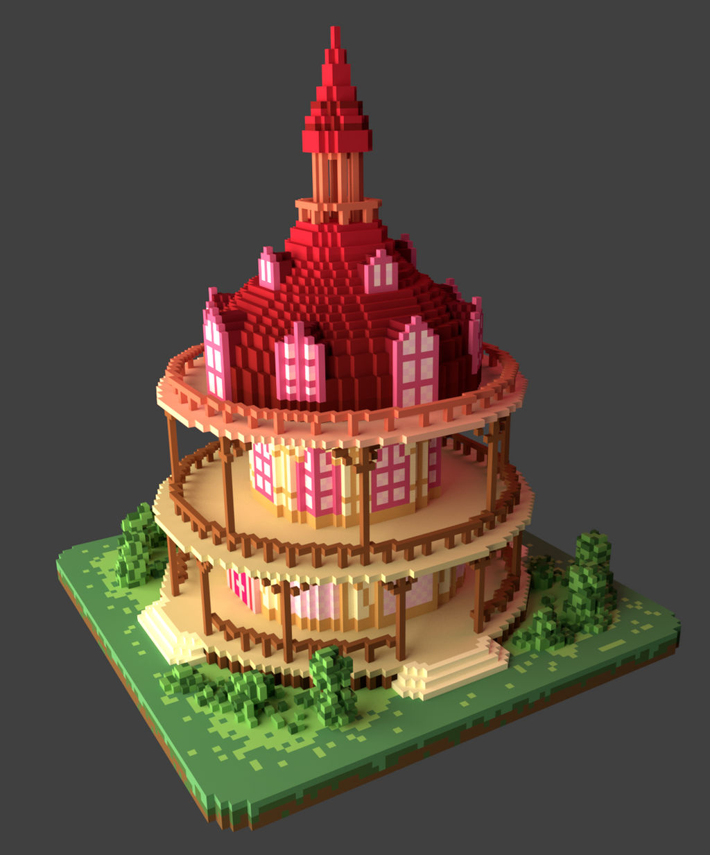 Voxel Ponyville Town Hall