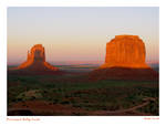 Monument Valley Sunset by AmberSunset