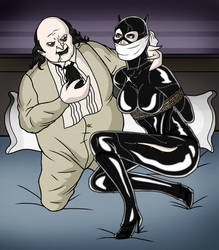 Penguin and Catwoman