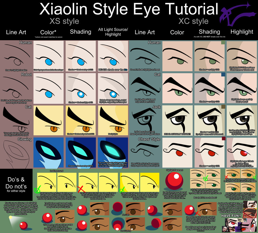 Xiaolin Style Eye Tutorial