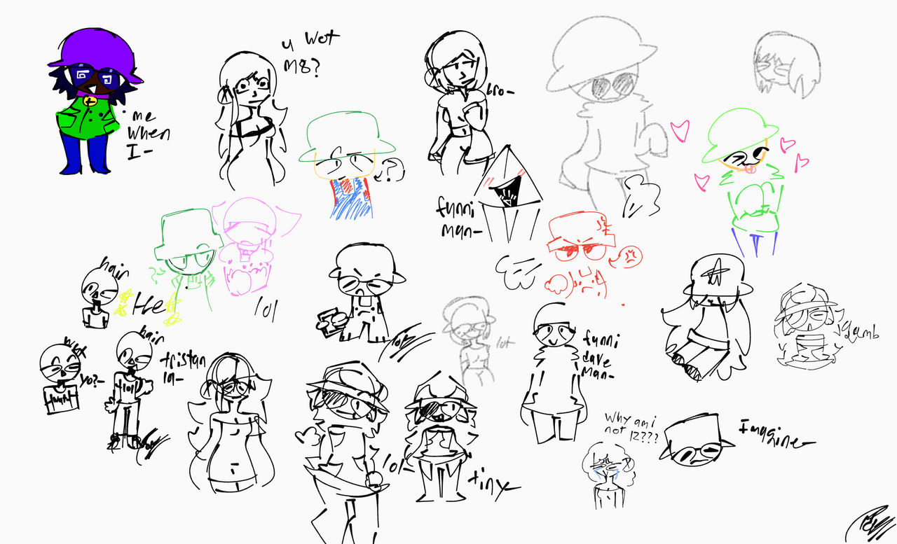 Cringe Border stupid and cringe doodles by T3CHN1C4L on DeviantArt