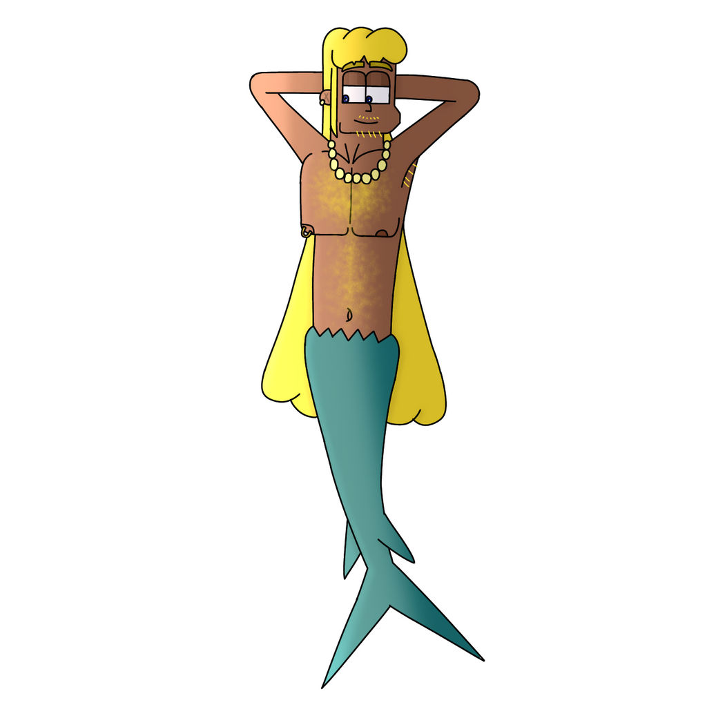 Practicing merfolk anatomy by SharkEnjoyer29 on DeviantArt