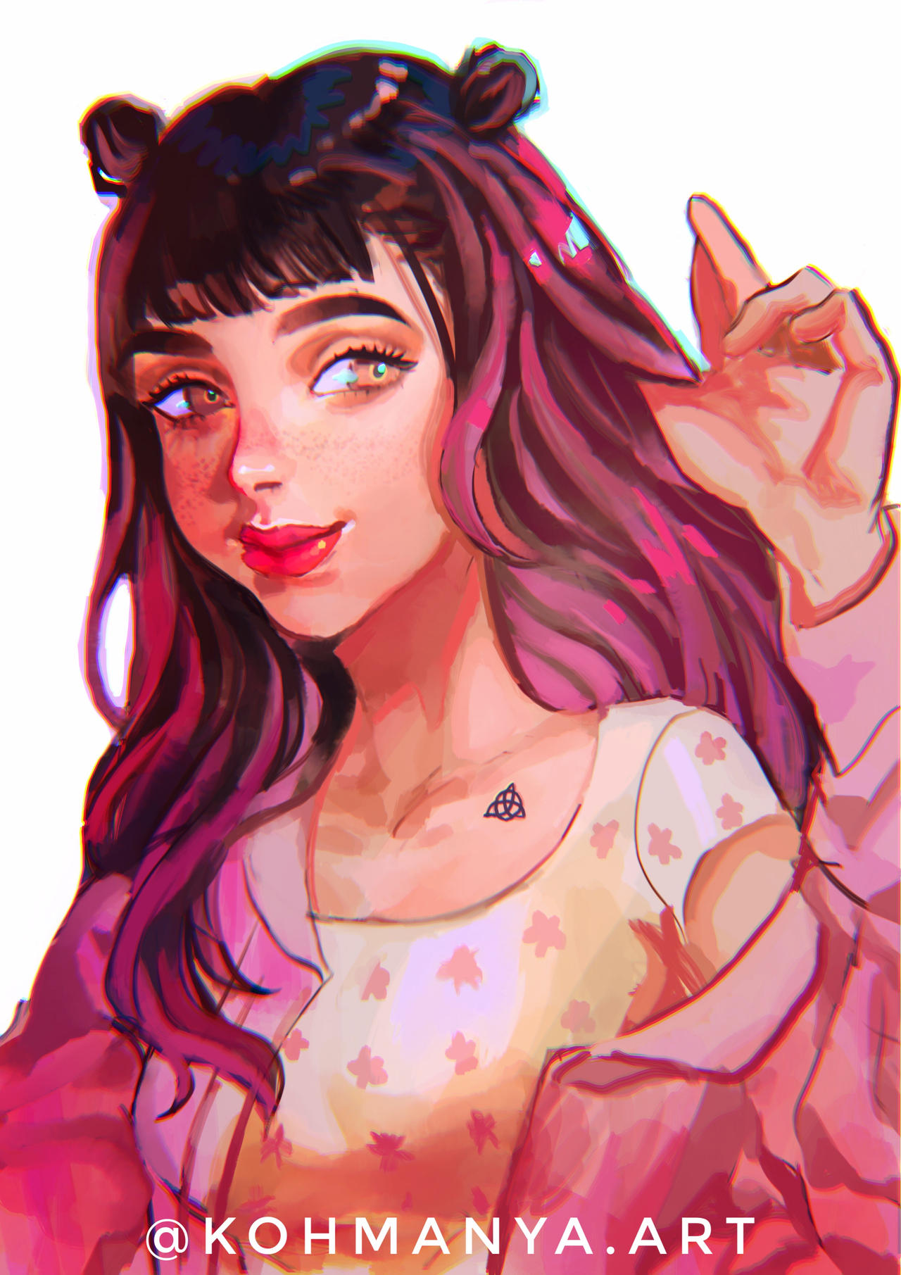 Pink Deviantart Pink by kohmanyaart on DeviantArt