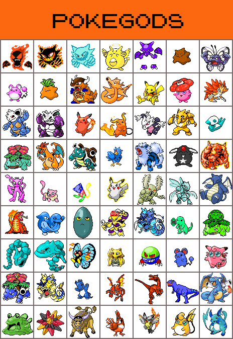 Pokegods by abeshoken on DeviantArt