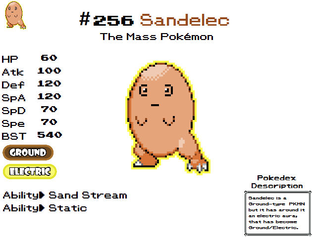 Sandelec - Pokegod by abeshoken on DeviantArt