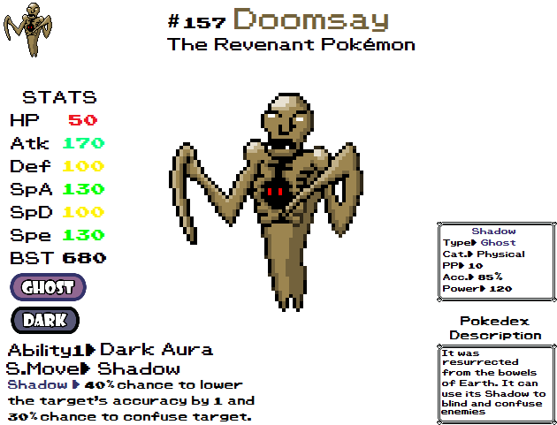 Doomsay - Pokegod by abeshoken on DeviantArt