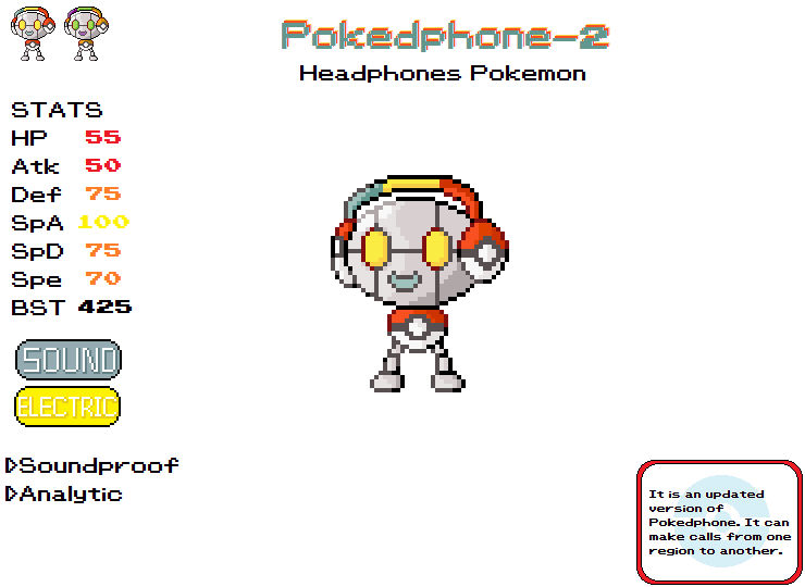 Pokedphone-2 - Fakemon by abeshoken on DeviantArt