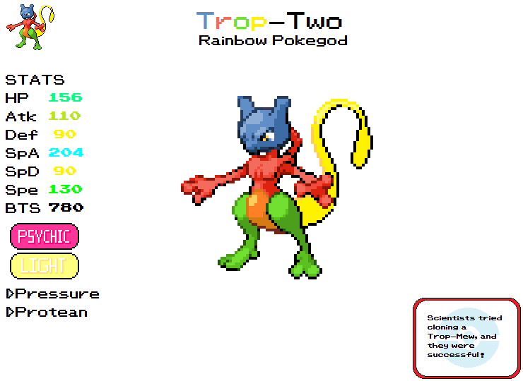 Trop-Two - Pokegod by abeshoken on DeviantArt