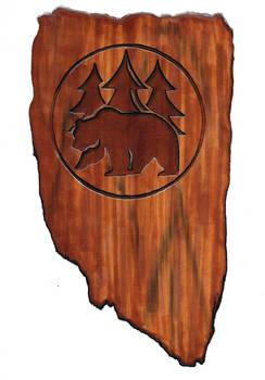 Bearier Outdoors Woodgrain Logo - May 2020