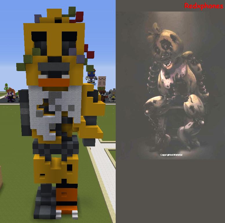 MCPE: How to Spawn Withered Chica 