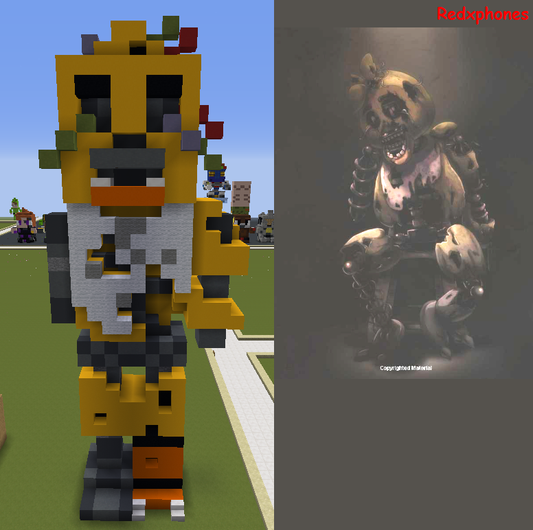 Withered chica Minecraft Skins