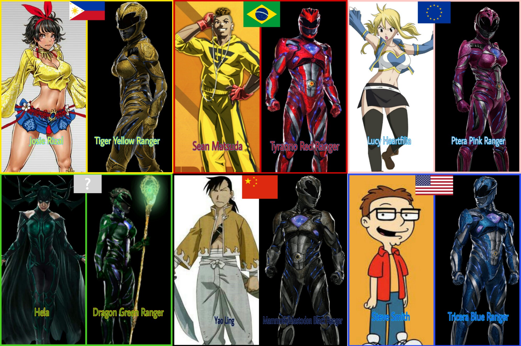 Power Ranger 2017 Deviantart Power Rangers(2017) Portrayed By Any Characters by Tabacookie on DeviantArt