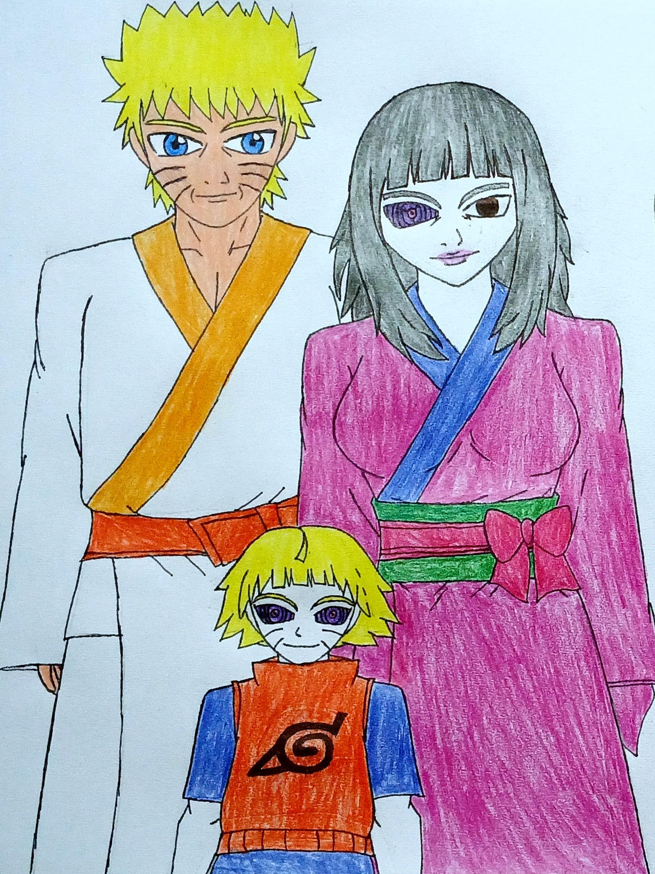 The Uzumaki Family AU by Tabacookie on DeviantArt