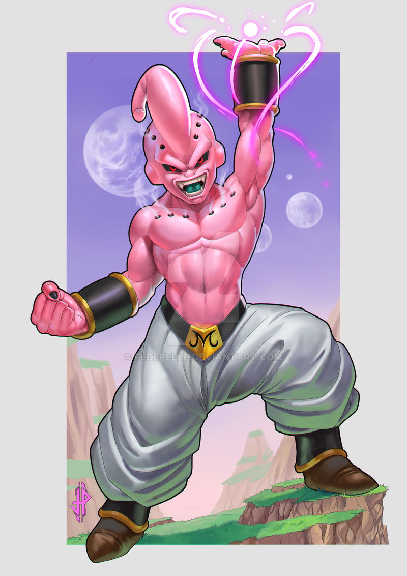 Manjo Boo Majin Boo by fedepelle on DeviantArt