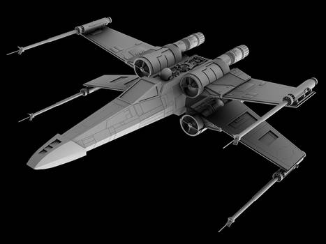 X-Wing front render