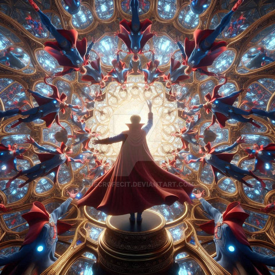 Dr Strange Kaleidoscopic mirror dimention 1 by Necrofecit on DeviantArt