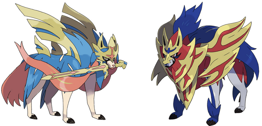 Zacian and Zamazenta by zacharybla on DeviantArt