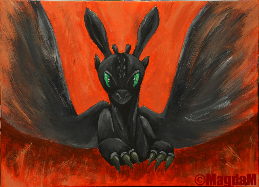 Grumpy Night Fury Night Fury by TheSzysz on DeviantArt