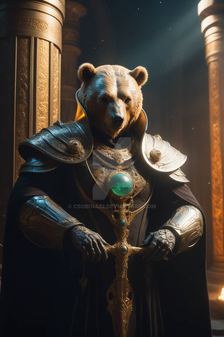 Anthropomorphic Bear warrior Sci-fi Fantasy by CSobi14422 on DeviantArt