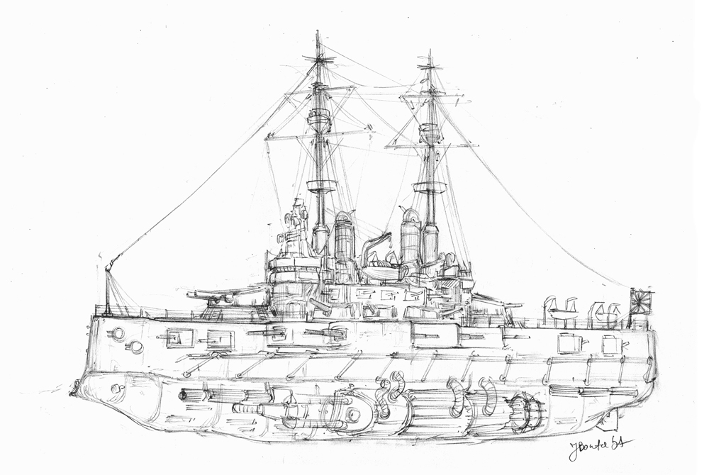 Mikasa-II sketch