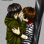 Kissing emo boys