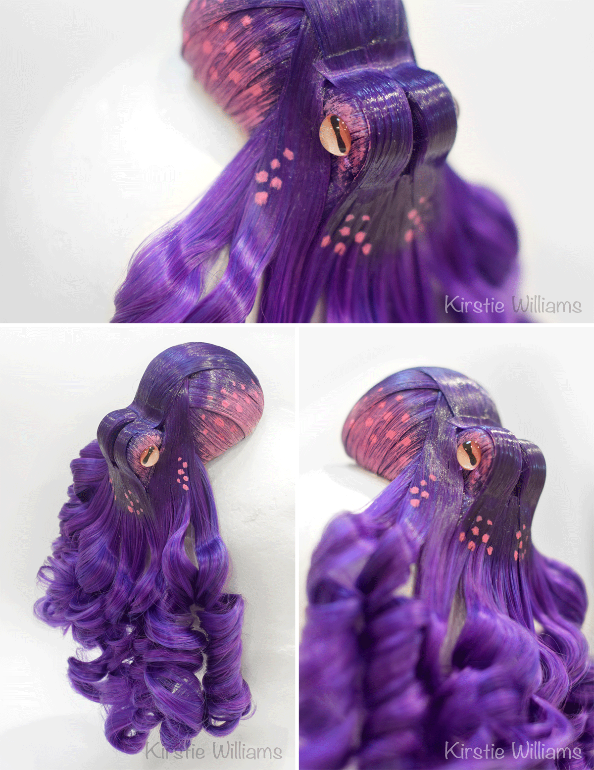 Purple Octopus Fascinator by deeed on DeviantArt