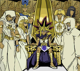 Pharaoh and the six priests