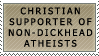 Christians for Non-Dickheads by genkistamps