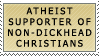 Atheists for Non-Dickheads by genkistamps