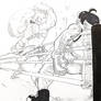 Aki vs Nashi! Getting roughed up!