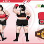 Aki's character sheet + alt outfit