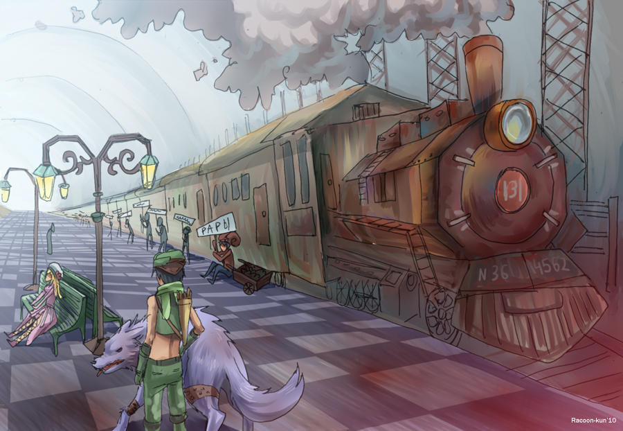 Railmin Deviantart Railway Market by RacoonKun on DeviantArt