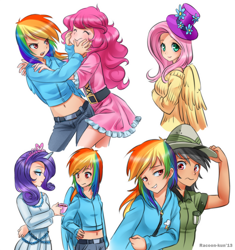 Humanized MLP S4E4 by RacoonKun on DeviantArt