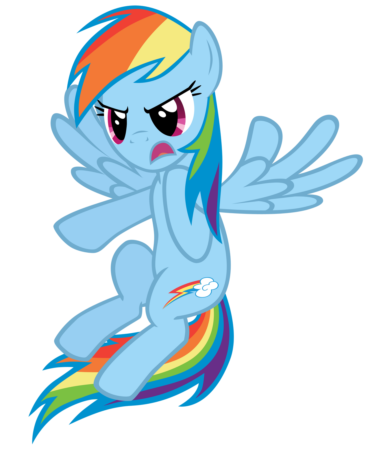 Rainbow Dash Why I oughta. by MrLolKitters17 on DeviantArt