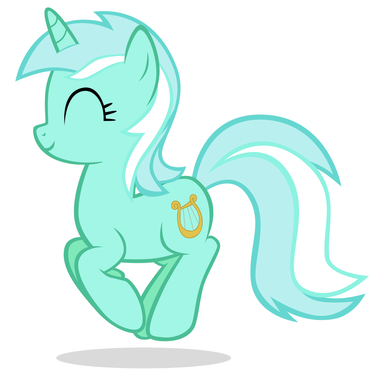 Lyra Jumping Happily