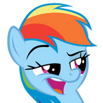 Rainbow Dash Says 'How you doin~?'