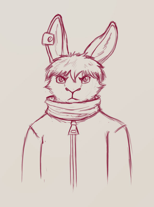 Rabbit Character Study #1