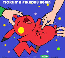 Tickled Red Pikachu 2014