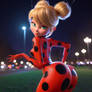 Blonde Ladybug hero