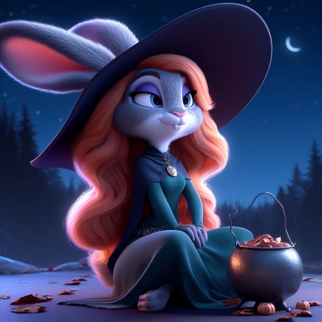 Halloween bunny by ArtificialOtter on DeviantArt