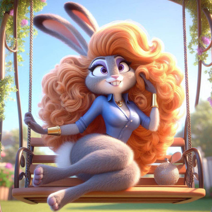 Rabbit Swing 3 by ArtificialOtter on DeviantArt