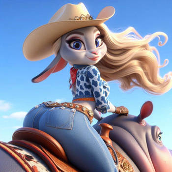 Giant Rabbit Rider Roadside Rabbit by ArtificialOtter on DeviantArt