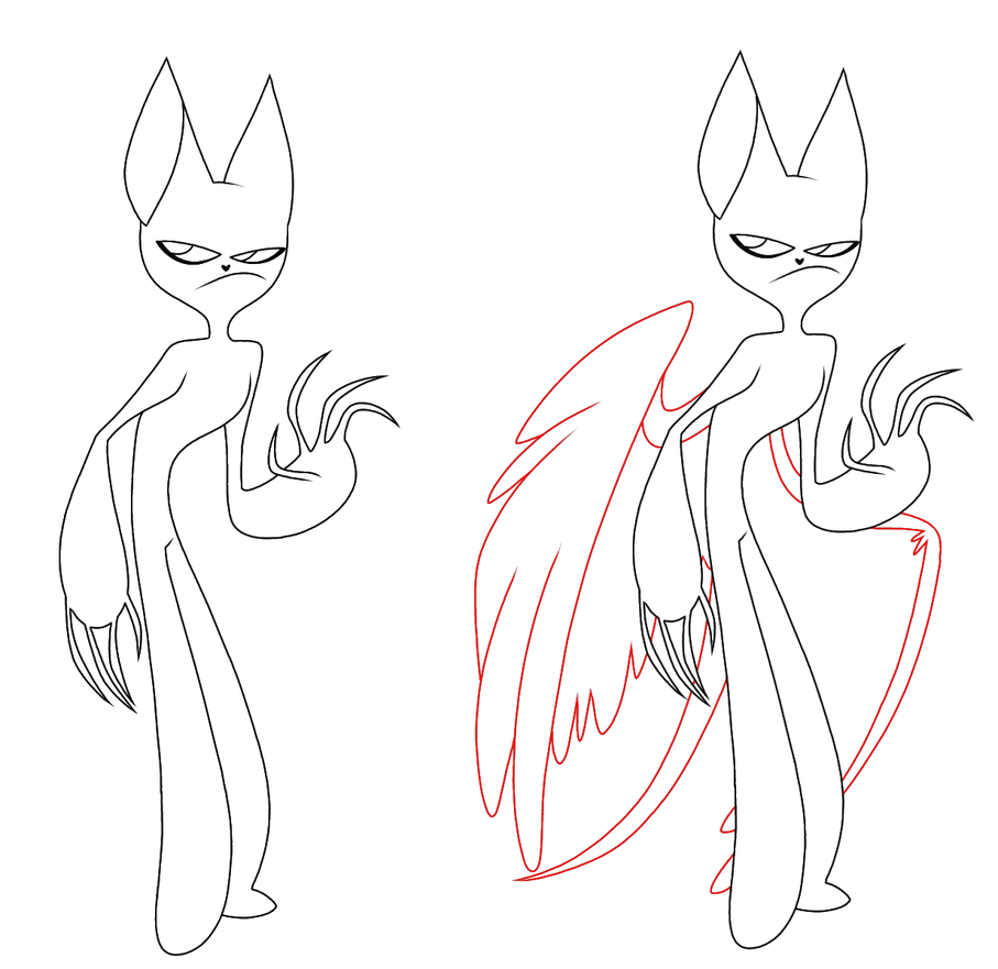 Hazbin Hotel Husk Base by VivzieBases on DeviantArt