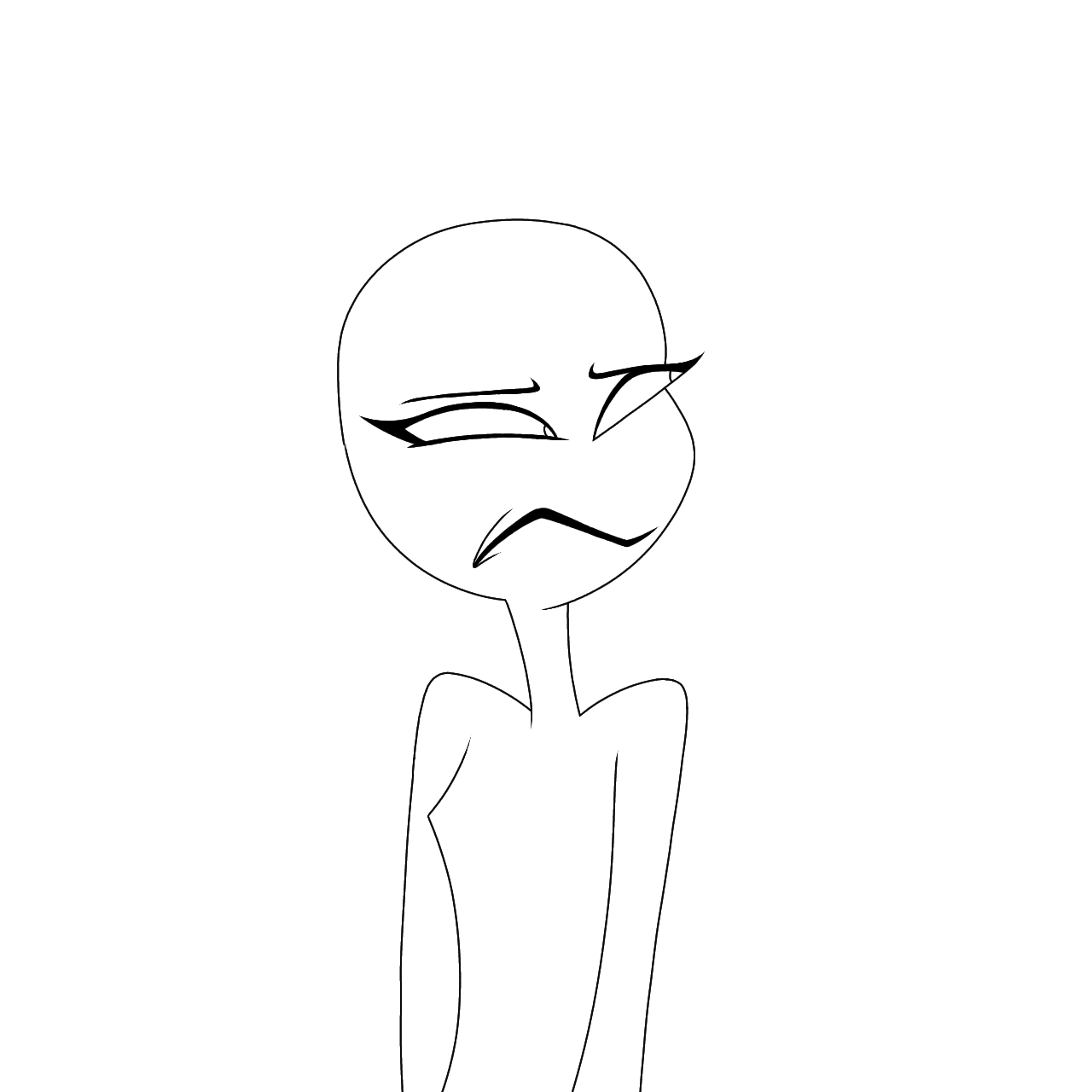 Helluva Boss - Disgusted Imp - Base by VivzieBases on DeviantArt